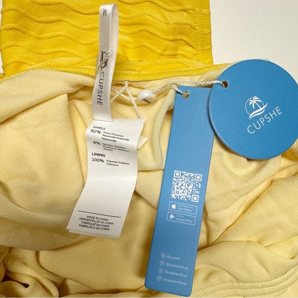 Cupshe | Arizona Roda Trip Belted Ring Square Neck One Piece Swimsuit-Resort NWT - Picture 9 of 14